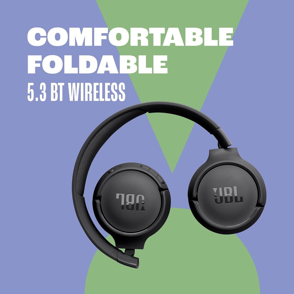 JBL Tune 520BT, Wireless On-Ear Headphones, Up to 57H Battery Life, Speed Charge - Picture 3 of 4